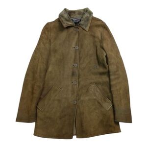 Vintage Agnes b. Brown shearling coat